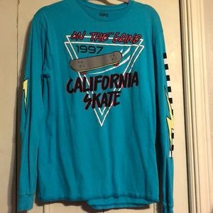 Graphic long sleeve tee.